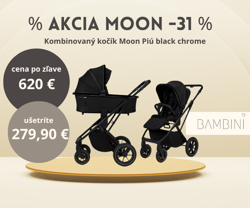 a akcia moon piú black chrome